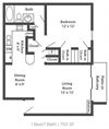 One Bedroom One Bath